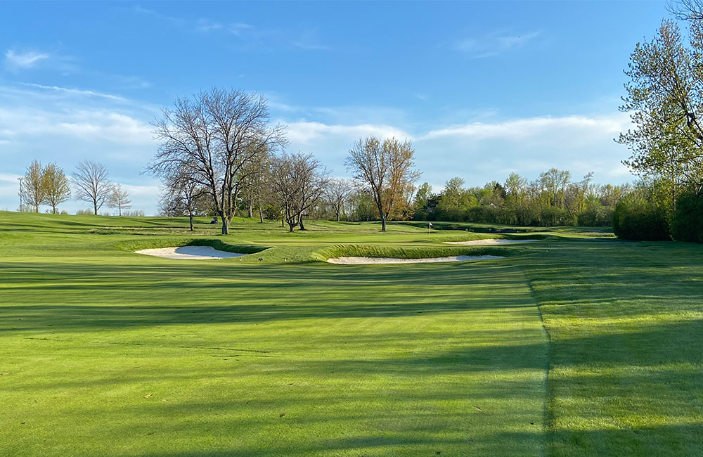 Hole 11- Par 5 2nd Landing Area and Green