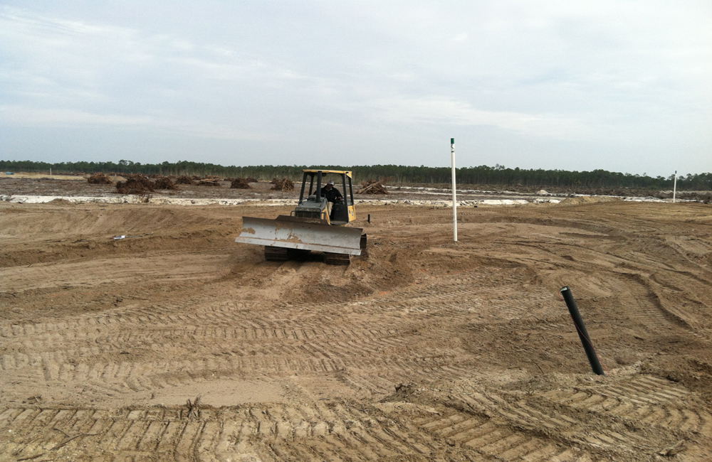 Green Subgrade Shaping w Dozer